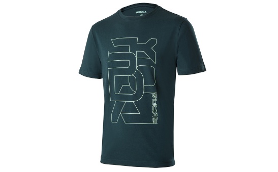 Men's T-shirt emerald | Official Skoda Auto E-shop