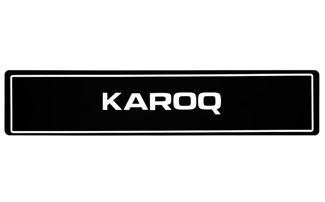 Car Plate Karoq